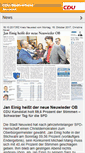 Mobile Screenshot of cdu-neuwied.de